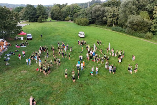 Drohnenaufnahmen bei der Stadtwerke Teamchallenge