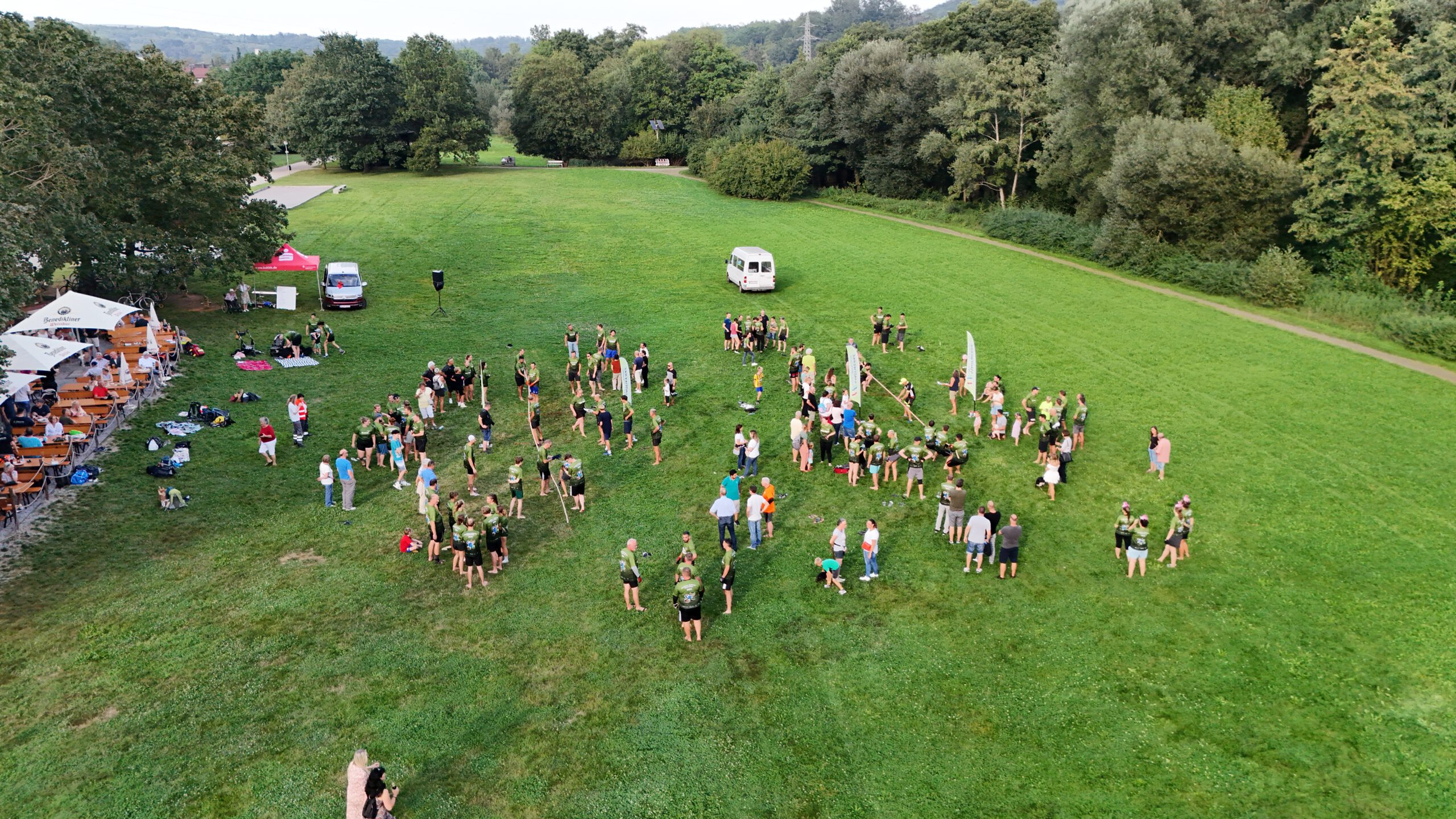 Drohnenaufnahmen bei der Stadtwerke Teamchallenge